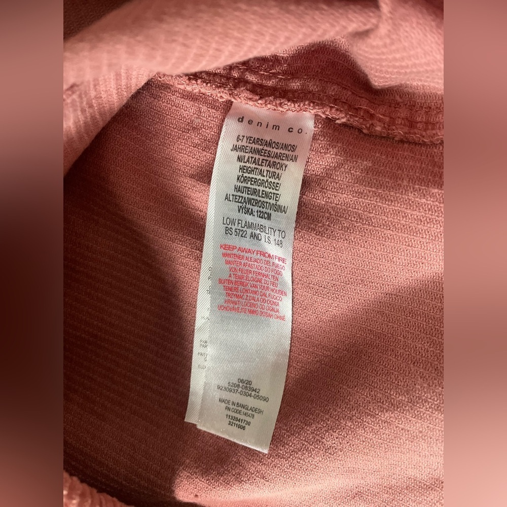 Denim&Co Blush Pink Corduroy Dress - Picture 6 of 11